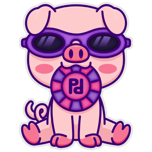 Piggy Diggy site icon featuring pig mascot
